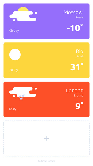 widget